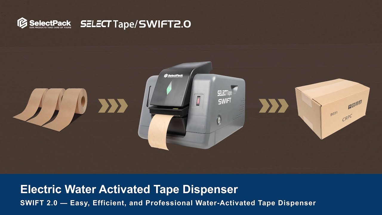 water activated tape machine
