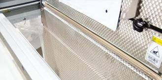 Sealing area of the G60B automated bagging system