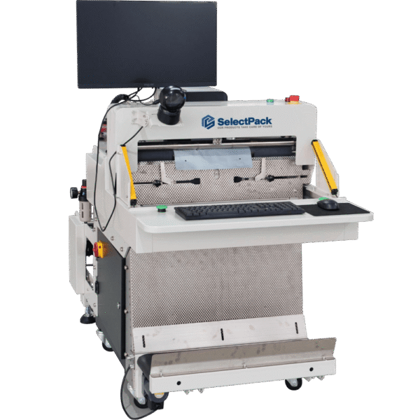 Left front view of the G60B bagging machine