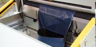 Working station of the G60B semi-automatic bagging machine