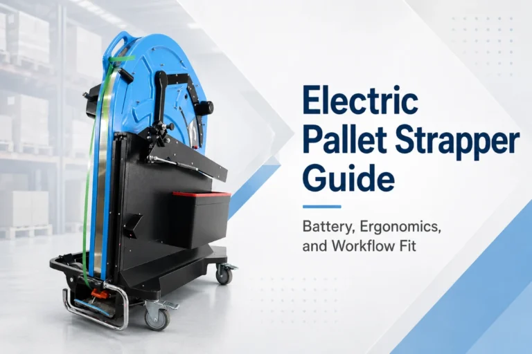 Electric Pallet Strapper Guide: Battery, Ergonomics, and Workflow Fit