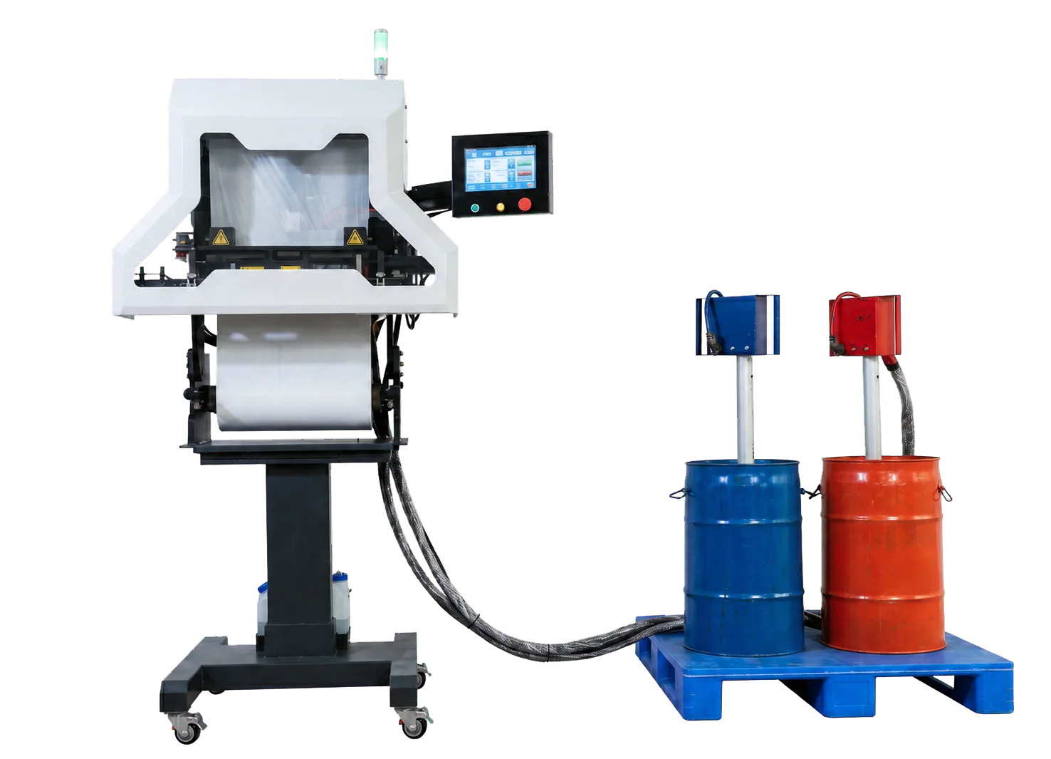 Máquina automática de embalagem com espuma moldada no local Tiger Gen 2