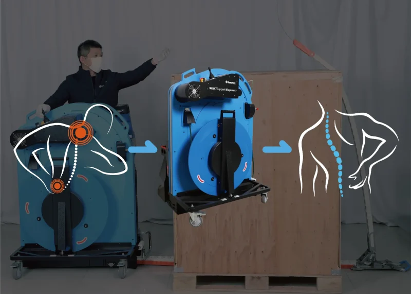 ergonomic pallet strapping machine ELEPHANT - selectpack