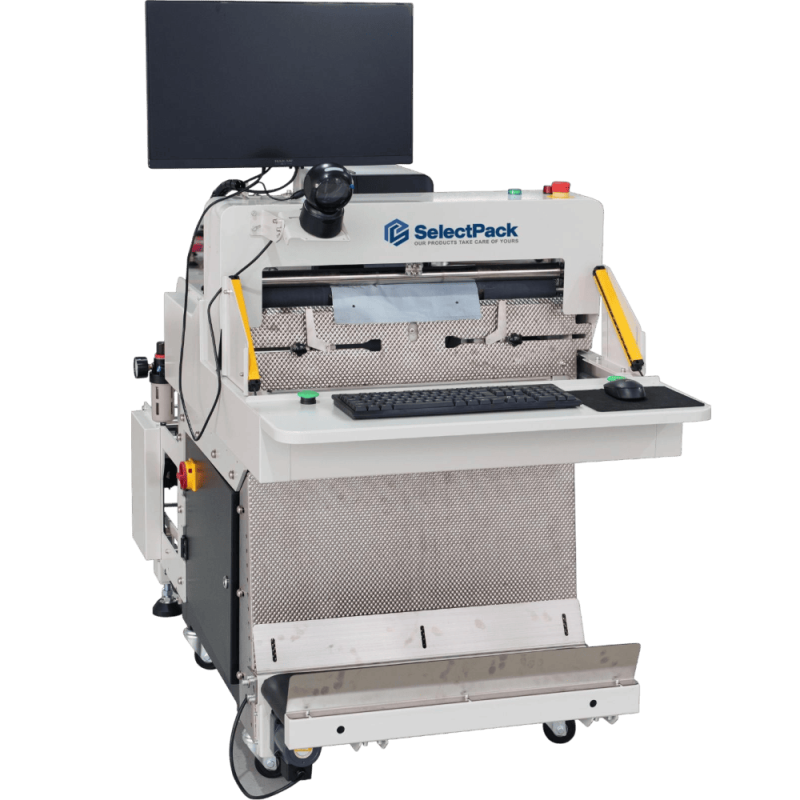 Left front view of the G60B bagging machine