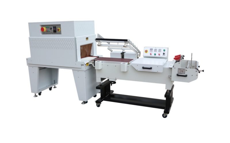 semi-automatic l bar sealer and shrink tunnel